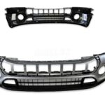 Mini Clubman Cooper S Aerokit F54 LCi2 14-19 Front Bumper Fog PDC Melting Silver
