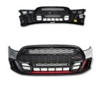 Mini Mini JCW F56 F57 LCi2 Complete Front Bumper Prime Red Nanuq White 4 PDC