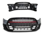 Mini Mini JCW F56 F57 LCi2 Complete Front Bumper Prime - Silver White No PDC