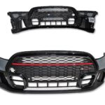 Mini Mini JCW F56 F57 LCi2 Complete Front Bumper Prime - Silver White No PDC