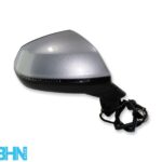 Audi Q7 4M (2015-19) Right Side RHD Door Wing Mirror Power Fold Met Silver
