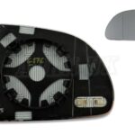 Fits Audi A4 A3 (08-10) A6 (08-11) Left Side Standard Heated Door Mirror Glass