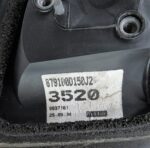 Toyota Yaris MK1 Vitz (1999-2005) Right Side Manual Door Mirror Silver/ No Glass - Image 14