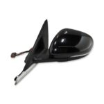 Jaguar XF X250 (12 - 15) Left Side Electric Heated Wing Mirror 6-Wires Met Black