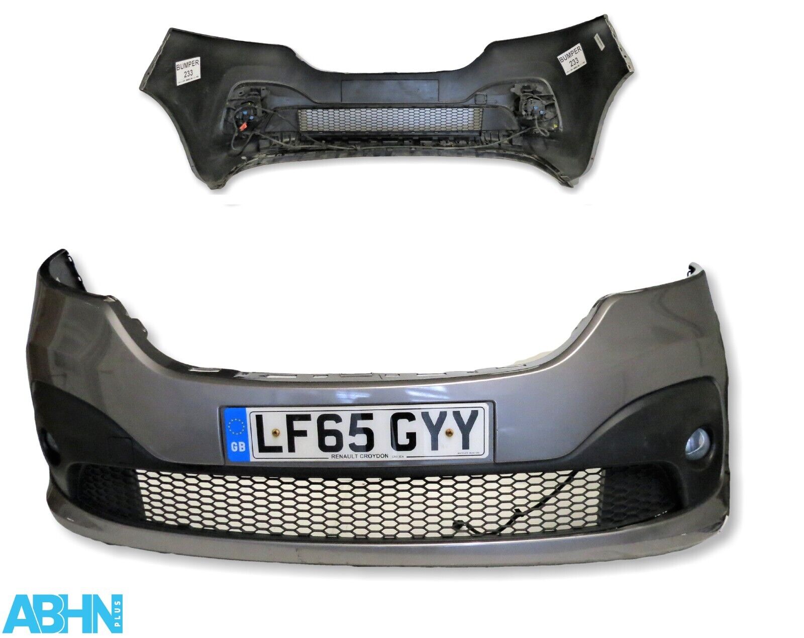 Renault Trafic II (14-21) Genuine Complete Front Bumper With Fog Cassiopee Grey Main Image Renault Trafic II (14-21) Genuine Complete Front Bumper With Fog Cassiopee Grey - Image 1