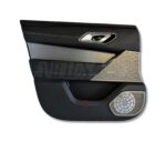Range Rover Velar L560 LHD Front Left Interior Door Card Ebony & Brushed Silver