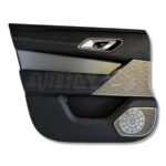 Range Rover Velar L560 LHD Front Left Interior Door Card Ebony & Brushed Silver