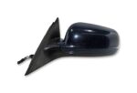 VW Passat B5 (96 - 02) Left Side Electric Door Mirror Solid Dark Blue/ No Glass