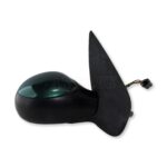 Peugeot 206 (04-09) Right Side Electric Heated Door Mirror 96480961XT Met Green