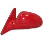 Hyundai Coupe J2 MK1 (1996-2001) Left Side Electric Door Mirror Solid Red 3-Pin