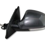 VW Passat B6 3C2 3C5 (05-11) Left Side Electric Heated Door Mirror Met Grey