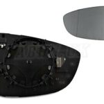 VW Passat (11-13) Passat-CC (09-12) Left Side Heated Door Mirror Glass