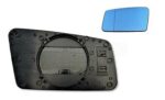 Audi 100 200 V8 Left (Passenger) Side Heated Door Mirror Glass Blue /83-94