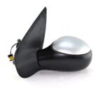 Peugeot 206 (02-09) Left Side Manual Door Mirror Silver 9648098XT+Temp Sensor