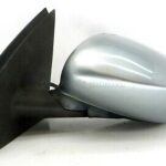 Fiat Stilo 192 (2001-2008) Left Side Electric Heated Door Mirror Met Dark Silver