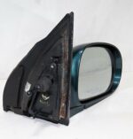 Kia Sedona MK2 (03-06) Right Side (Driver) Manual Door Mirror Met Green - Image 2