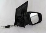 Ford Focus II MK2 /05-07 Right Side Manual Adjustable Door Mirror Black/ Grained - Image 2
