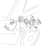 Audi A3 S3 8PA 8P1 /03-08 5-Door Hatch Fuel Flap Cover 8P4809907 White - Image 7