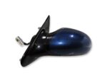 Peugeot 406 Facelift (99-03) Left Side Electric Heated Door Mirror Blue + Gloss