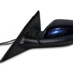 Mazda RX8 RX-8 (2003-2012) Left Side Electric Heated Door Mirror Met Dark Blue