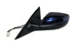Mazda RX8 RX-8 (2003-2012) Left Side Electric Heated Door Mirror Met Dark Blue