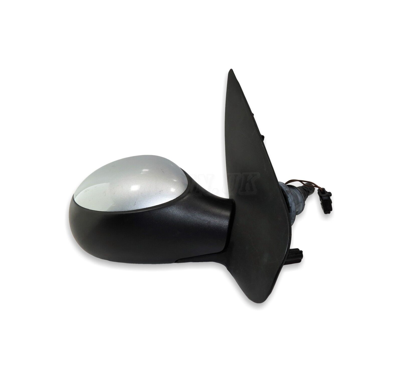 Peugeot 206 (02-09) Right Side Manual + Heated Door Mirror Met Silver 96480973XT Main Image Peugeot 206 (02-09) Right Side Manual + Heated Door Mirror Met Silver 96480973XT - Image 1