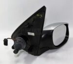 Peugeot 206 (02-09) Right Side Manual + Heated Door Mirror Met Silver 96480973XT - Image 2