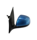 Suzuki Alto MK7 Nissan Pixo (09 - 14) Left Side Manual Door Mirror Metallic Blue - Image 6