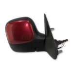 Citroen Berlingo Peugeot Partner (96 - 08) Right Side Manual Door Mirror Met Red