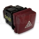 Peugeot 207 CC SW 06-13 Flasher Hazard Warning Switch 96472122KR Brown Connector