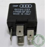 Genuine Audi A3 A1 A4 (13-21) Black-643 4-Pin Multiuse Relay 8K0951253 OMP Italy - Image 3
