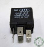 Genuine Audi A3 A1 A4 (13-21) Black-643 4-Pin Multiuse Relay 8K0951253 OMP Italy - Image 8