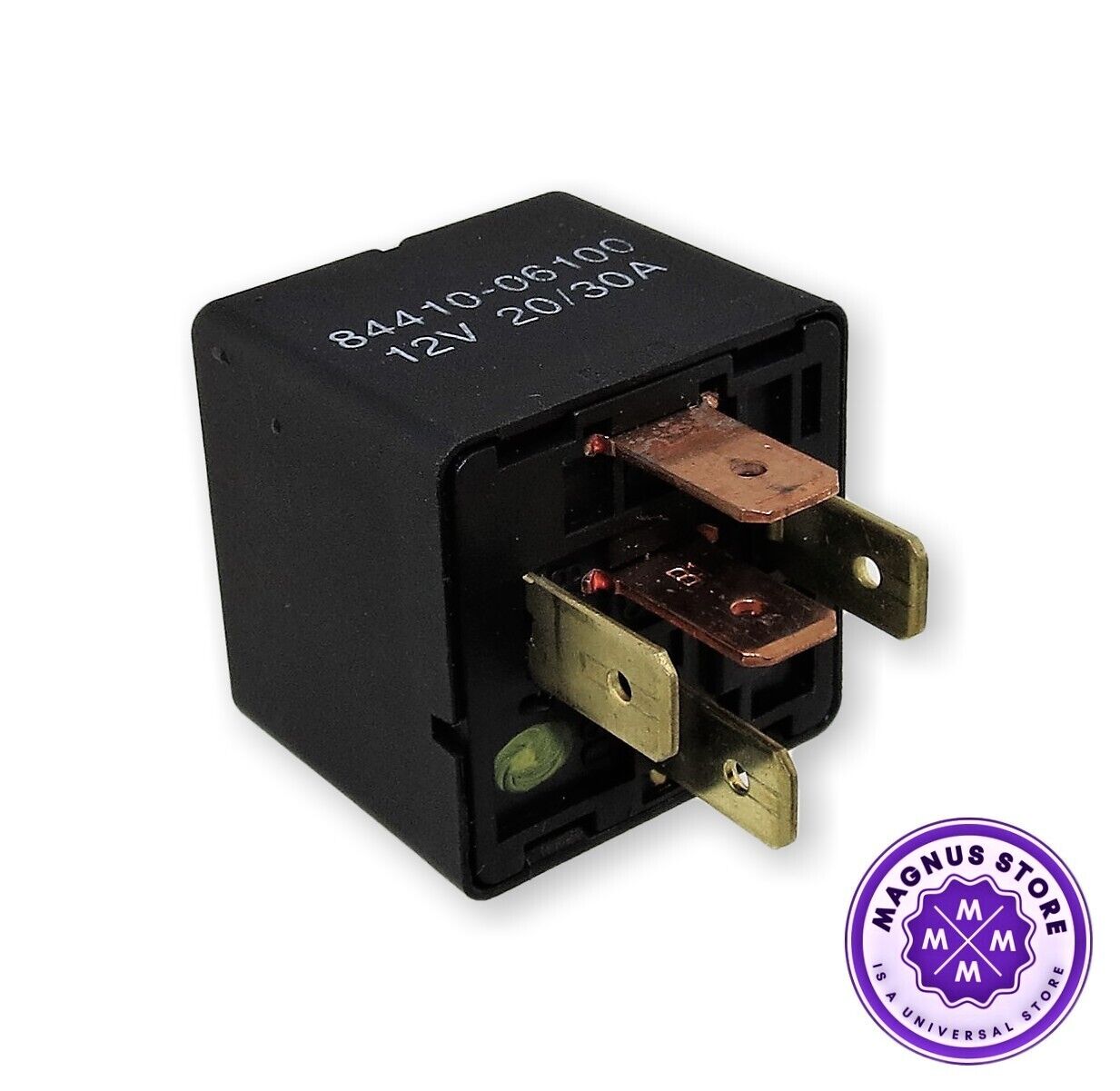 Genuine SsangYong /95-05 5-Pin Black (Replacement) Relay 6618225338 12V 30A Deco Main Image Genuine SsangYong /95-05 5-Pin Black (Replacement) Relay 6618225338 12V 30A Deco - Image 1