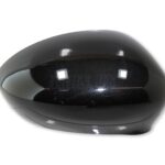 735412288 Fiat 500 Abarth Genuine Right Side Door Mirror Cover Metallic Black