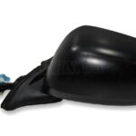 Honda Jazz MK3 08-13 Left Side Electric Heated Door Mirror Matte Black/ 5-Wires