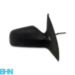 Vauxhall Astra G MK4 (98-05) Right Side Manual Door Mirror Matte Black Grained