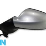 Peugeot 407 Saloon SW 04-08 Left Side Auto Power Folding Door Mirror Met Silver