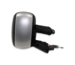 Fiat Doblo MK1  (2001- 2010) Right Side Manual Adjustable Door Mirror Met Silver