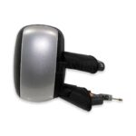 Fiat Doblo MK1  (2001- 2010) Right Side Manual Adjustable Door Mirror Met Silver
