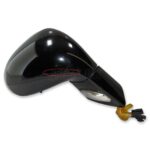 Peugeot 308 SW CC 07-13 Right Side Electric Heated Door Mirror 8-Wires Met Black