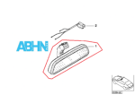 BMW E46 E39 Interior Auto Dimming Rear View Mirror EC LED 8236774 8189317+Covers - Image 2