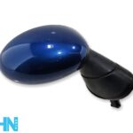 Mini One Cooper R50 R53 /01-06 R52 /04-08 Right Side Door Mirror Met Blue 3-Pin