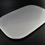 Land Rover Discovery 3 III L319 /04-19 Fuel Flap Cover BPA780070 Metallic Silver