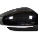 5LB857538A Skoda Enyaq Electric 21-23 LHD Right Side Wing Mirror Cover Met Black