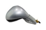 Peugeot 308 SW CC 07-13 Right Side Electric Heated Door Mirror 8-Wire Met Silver