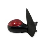 Peugeot 206 (02 - 09) Right Sid Manual Adjustable Door Mirror 96437176XT Met Red