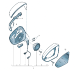 VW Golf Mk7 MK7.5 (12 -20) Right Side Heated Convex Door Mirror Glass 5G0857522N - Image 11