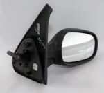 Renault Clio II MK2 (01 - 06) Right Side Manual Adjust Wing Mirror Grained Black - Image 2