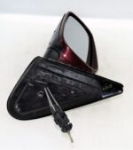 Seat Leon 1M0 Pre-Facelift (1999-2002) Left Side Manual Door Mirror Met Burgundy - Image 7