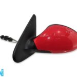 Seat Leon 1M1 1M Facelift (02-06) Left Side Manual Adjustable Door Mirror Red